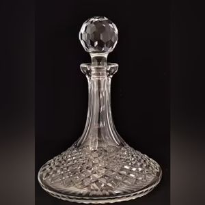 Vintage Waterford Crystal Ship's Decanter & Stopper - Alana
